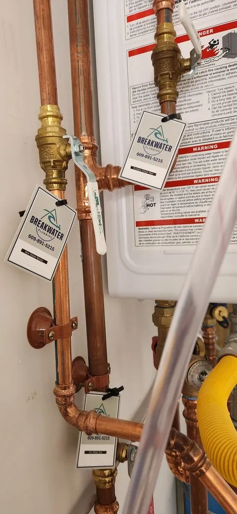 Top-rated pipe repair for homes in Stafford Township, NJ by Breakwater Plumbing