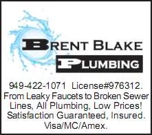 Slide of Brent Blake Plumbing