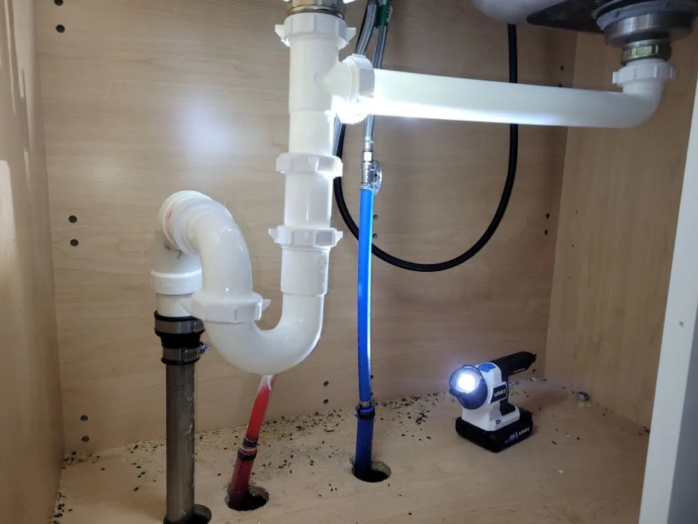 Slide of Brett's plumbing