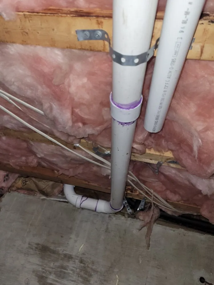 Slide of Brett's plumbing