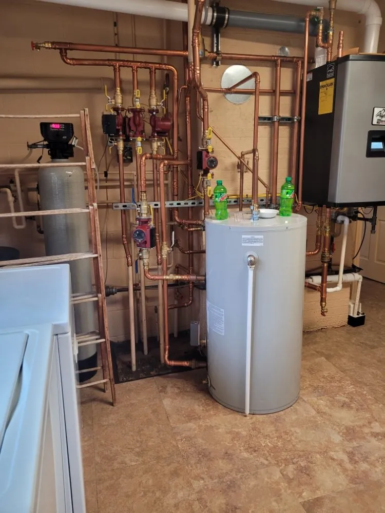 Slide of Brett's plumbing