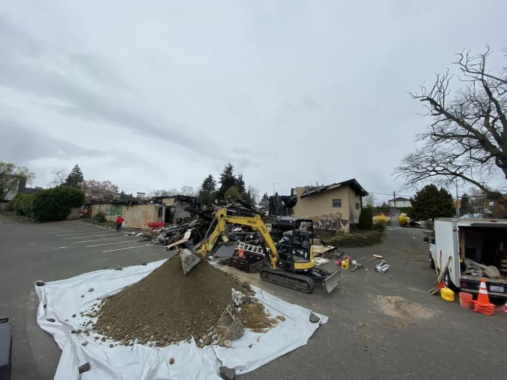 Slide of Brewer's Sewer repair