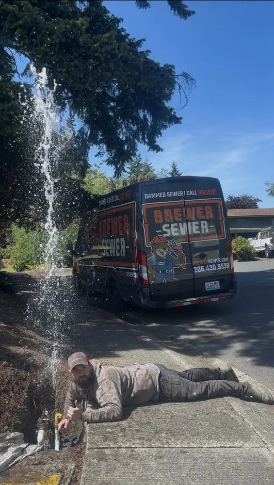 Slide of Brewer's Sewer repair