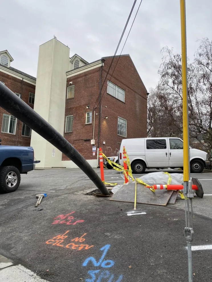 Slide of Brewer's Sewer repair