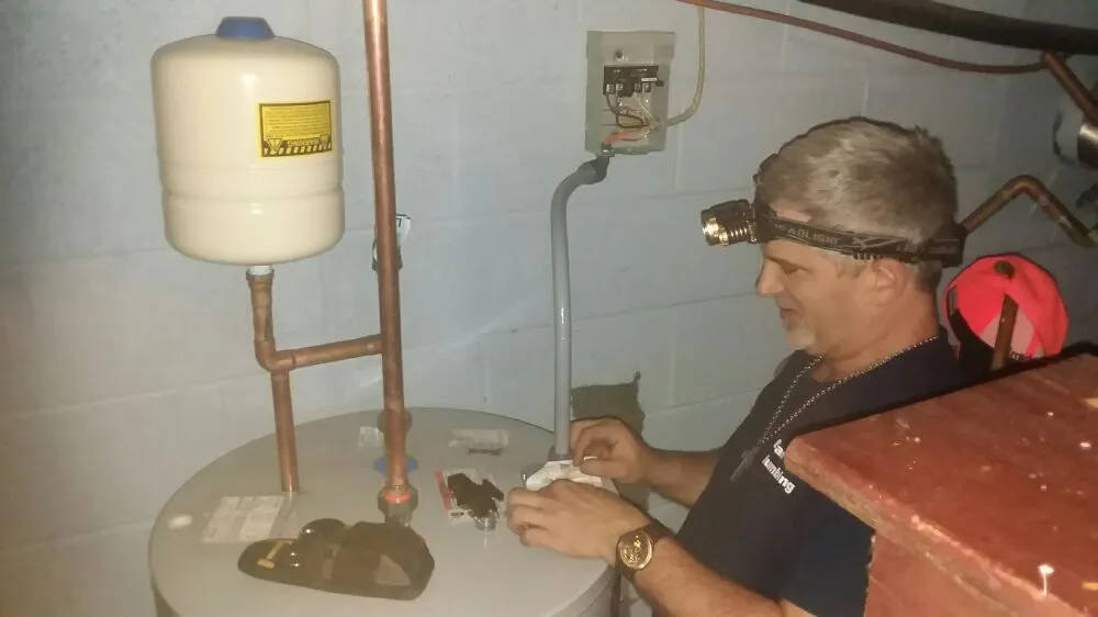 Reliable water heater service for homes in Chapel Hill, NC by Brian Yates Plumbing