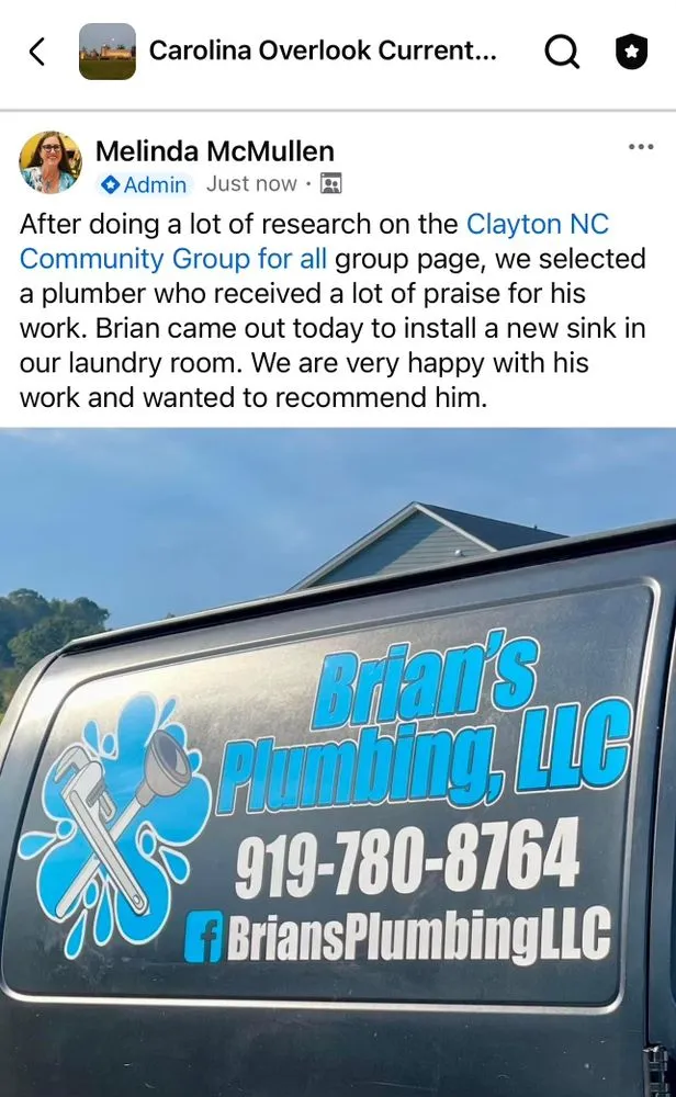 Slide of Brian's Plumbing