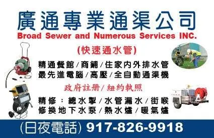 Slide of Broad Sewer And Numerous Service