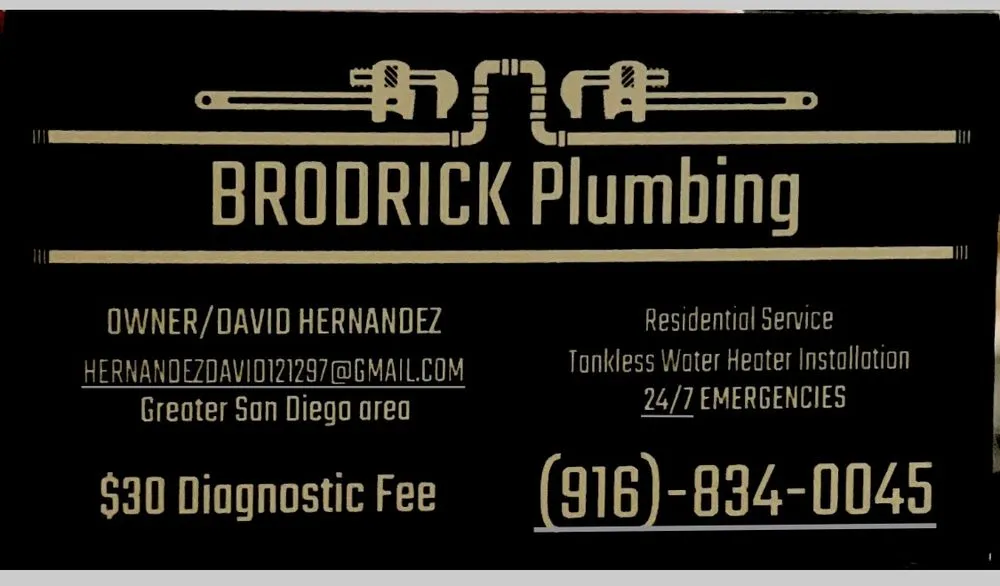 Slide of Brodrick Plumbing