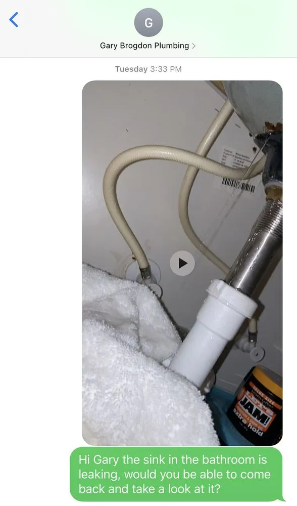 Slide of Brogdon Plumbing Co