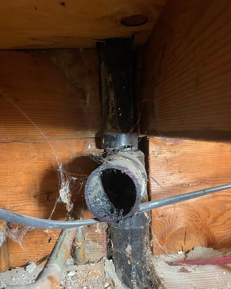 Slide of Broke Plumbing