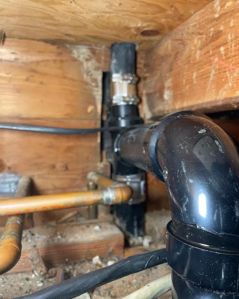 Slide of Broke Plumbing