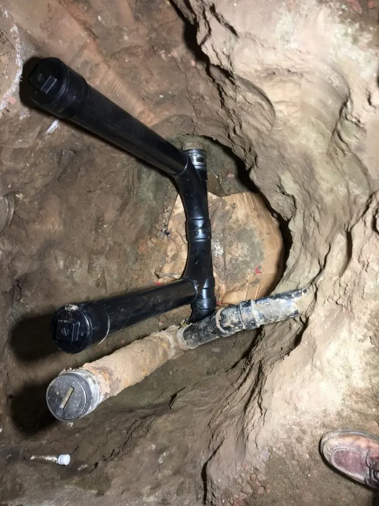 Slide of Broke Plumbing