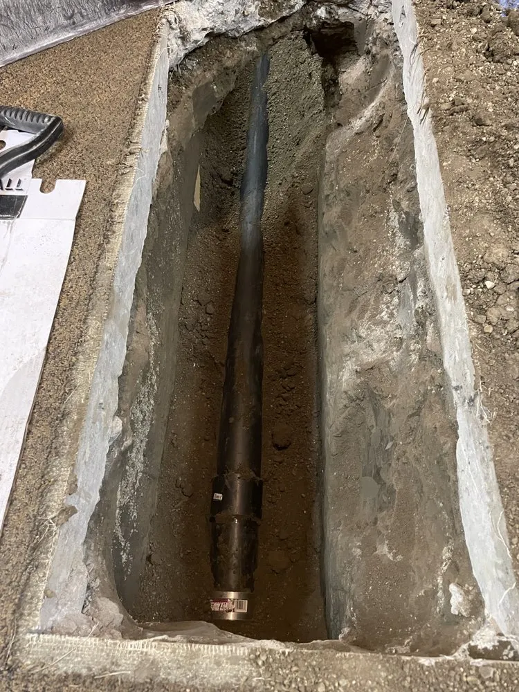 Slide of Broke Plumbing