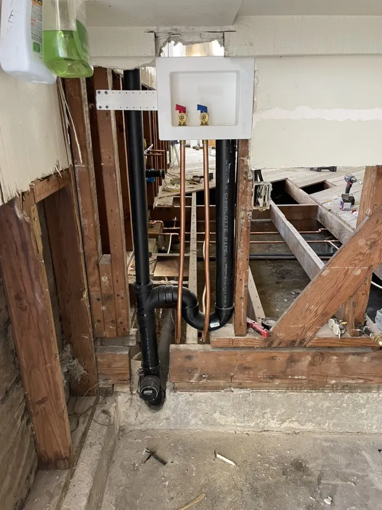 Slide of Broke Plumbing