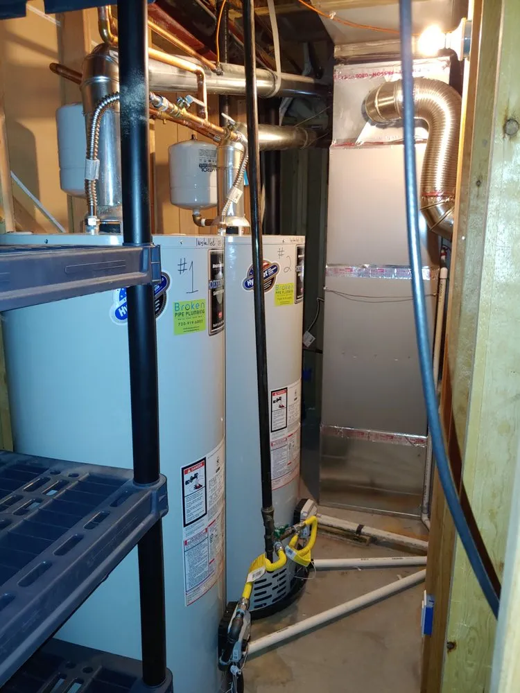 Slide of Broken Pipe Plumbing