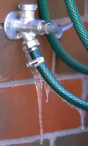 Slide of Broken Pipe Plumbing