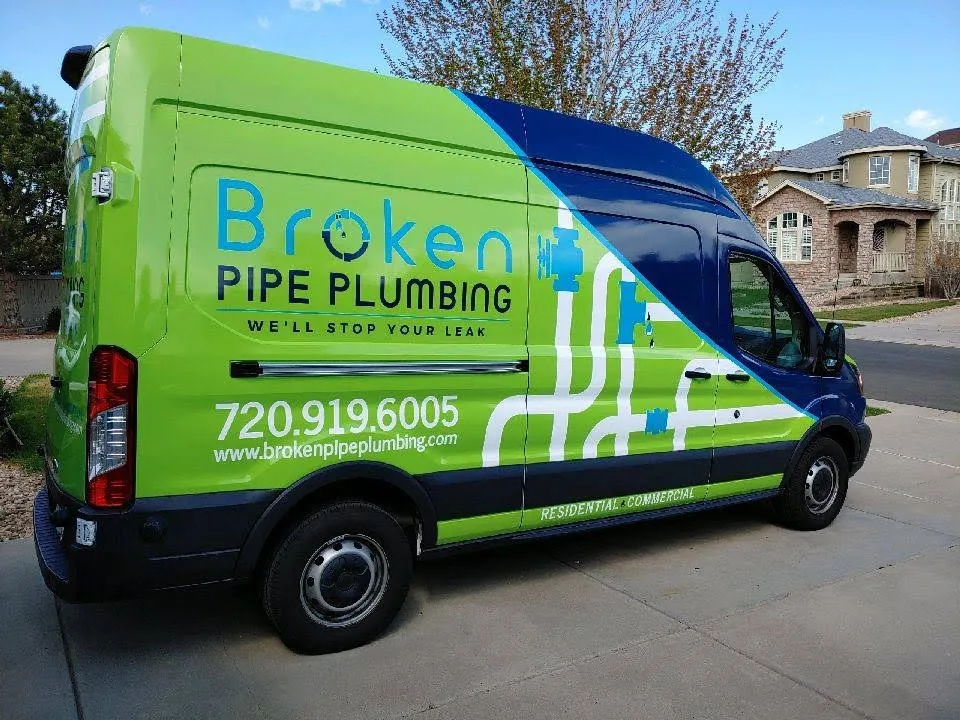 Slide of Broken Pipe Plumbing