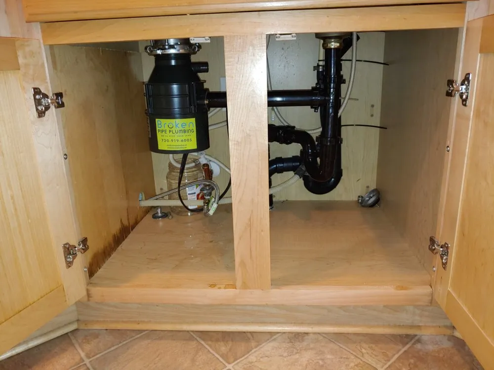 Slide of Broken Pipe Plumbing