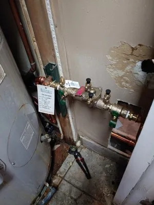 Broken Pipe Plumbing Logo