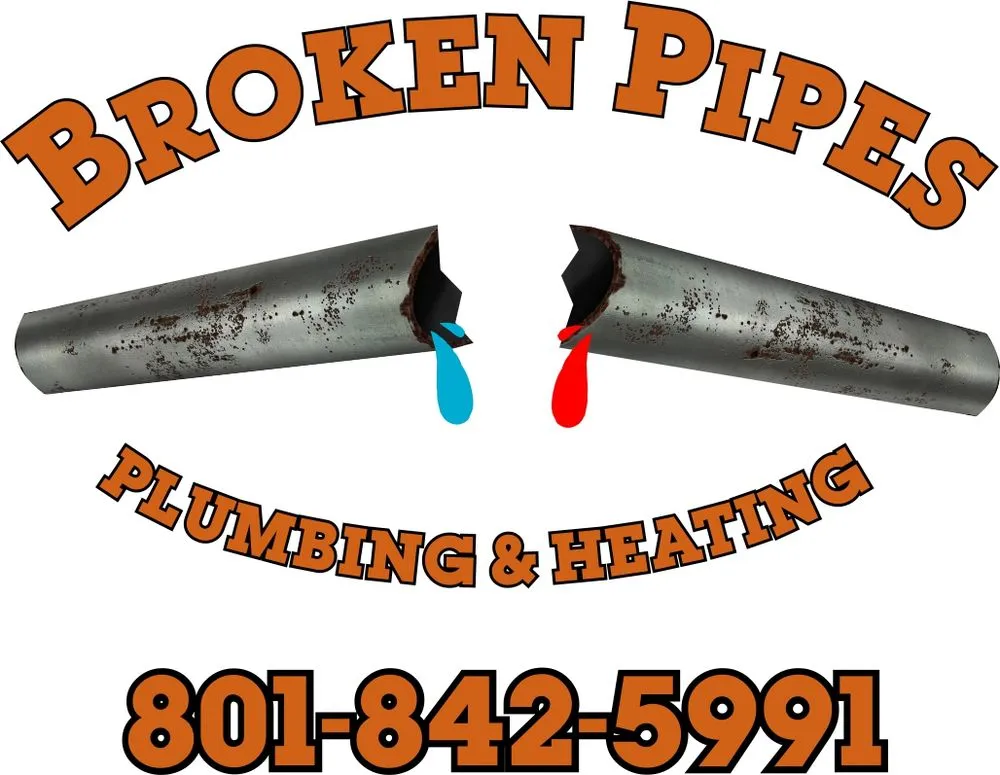 Slide of Broken Pipes Plumbing & Heating
