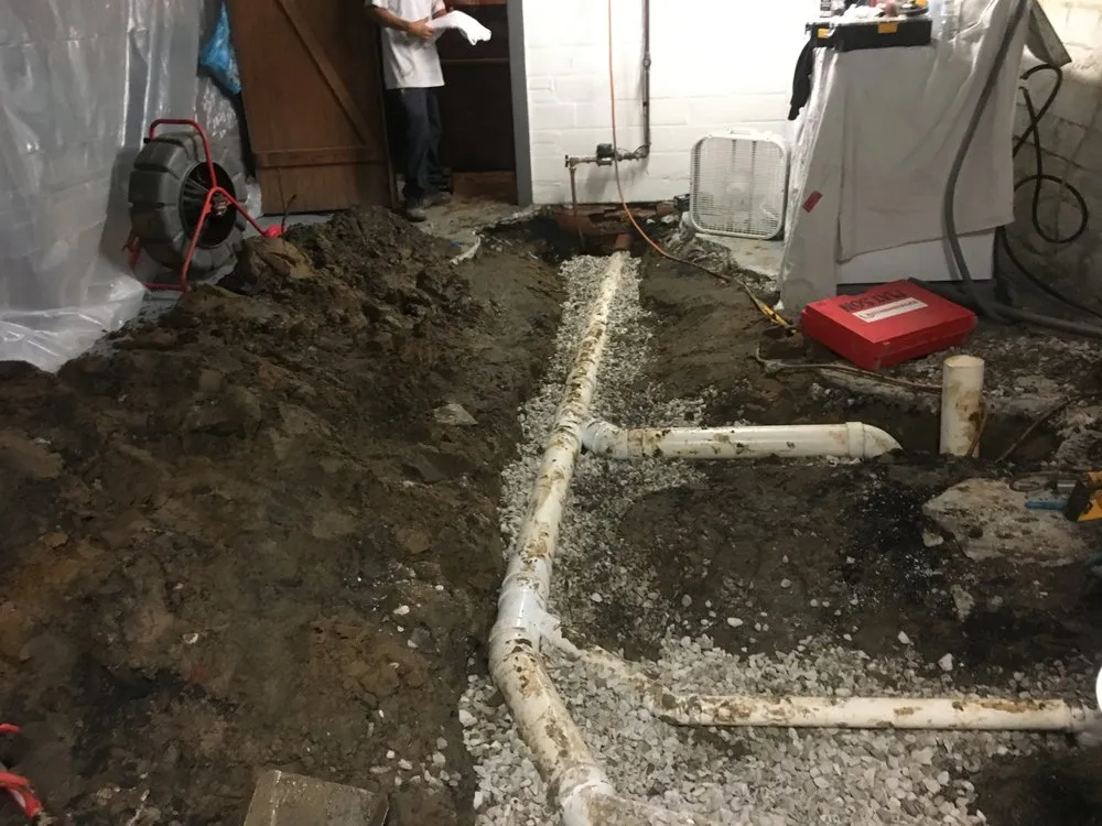 Slide of Broken Plumbing & Drain Cleaning