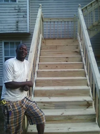 Slide of Brother Perry Yard & Home