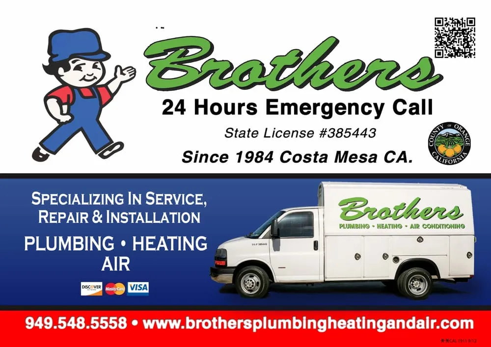 Slide of Brothers Plumbing Heating and Air