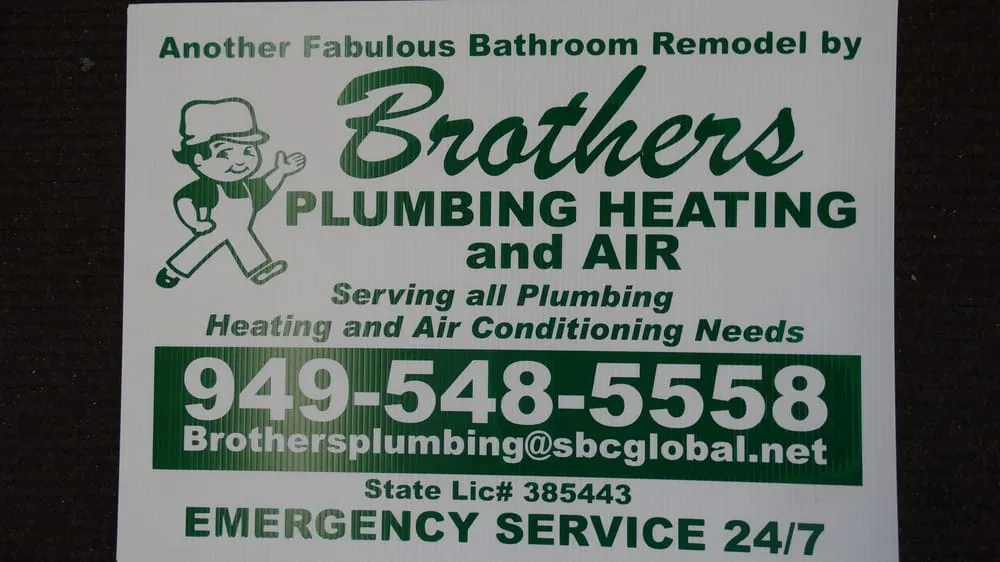 Reliable pipe repair for homes in Costa Mesa, CA by Brothers Plumbing Heating and Air
