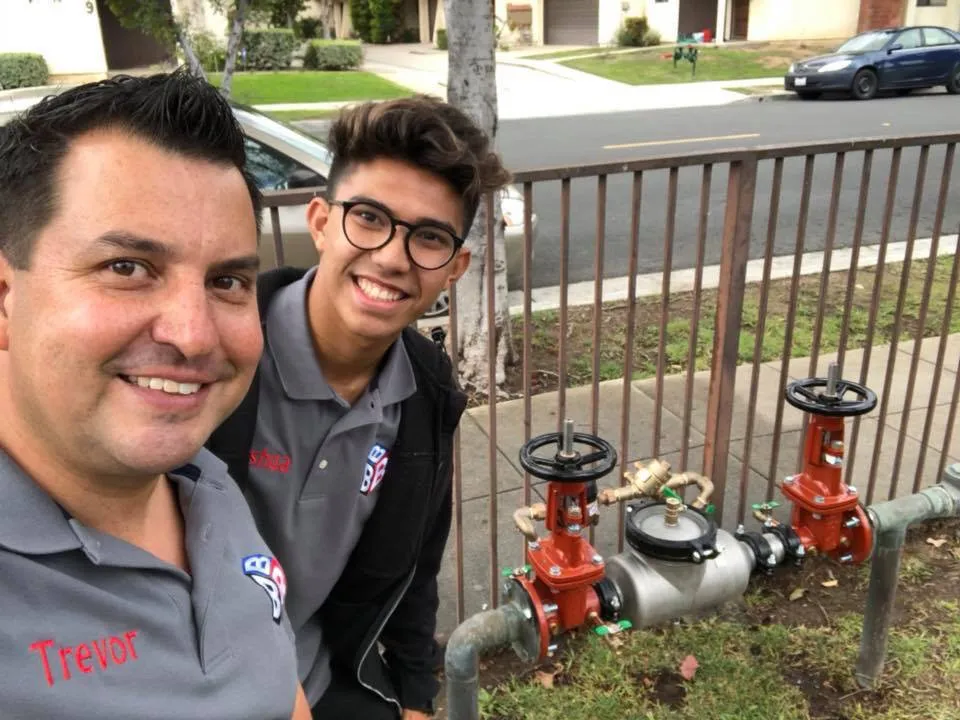 Slide of Brown Brothers Backflow Testing