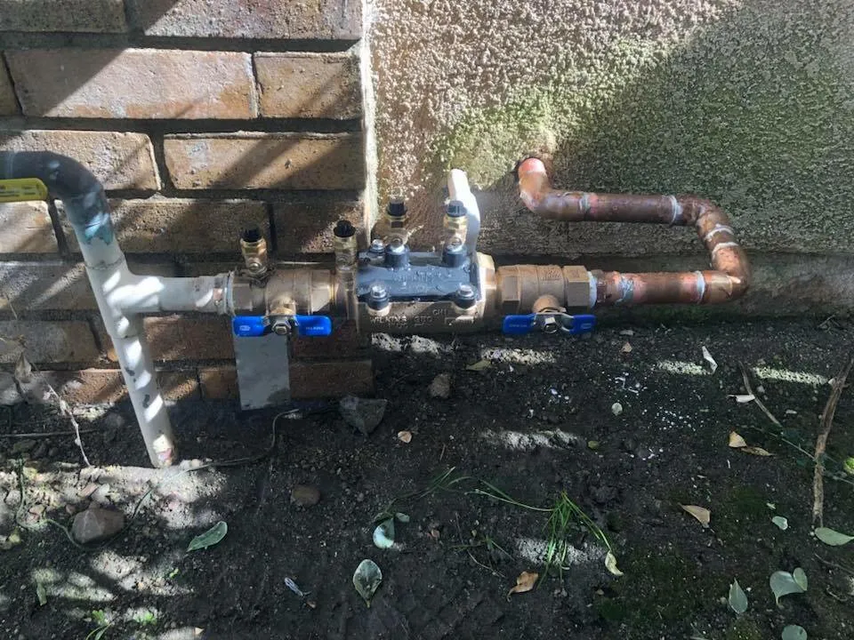 Slide of Brown Brothers Backflow Testing