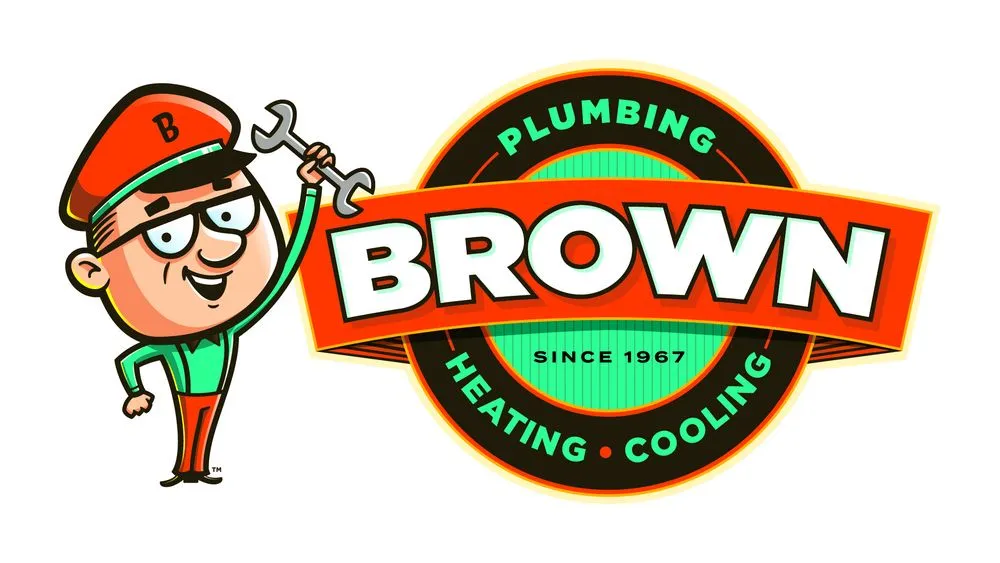 Slide of Brown Heating, Cooling, and Plumbing