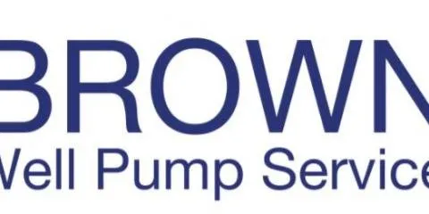 Brown Well Pump Service Logo