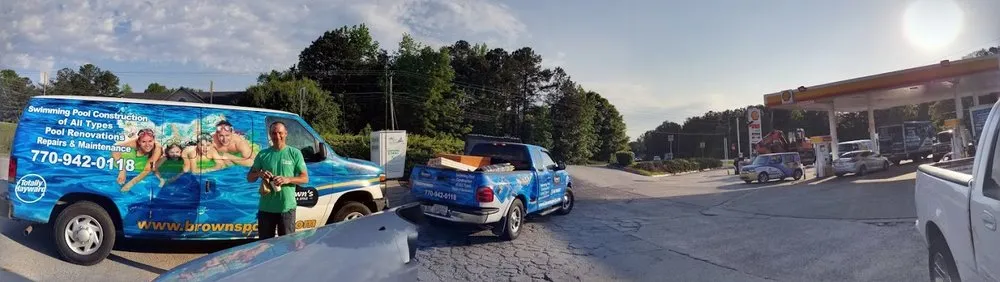 Slide of Brown's Pools and Spas