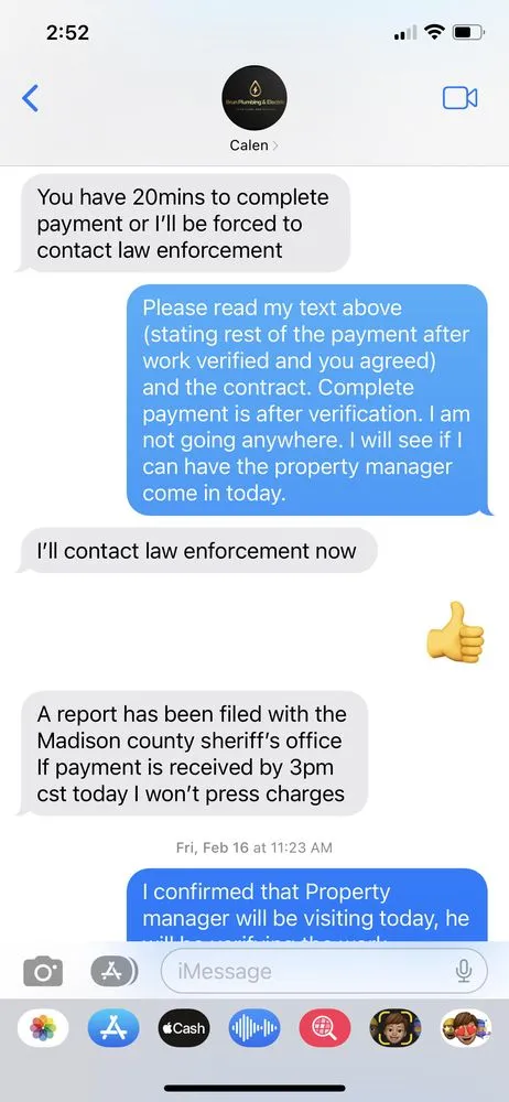 Slide of Brun's Plumbing Services