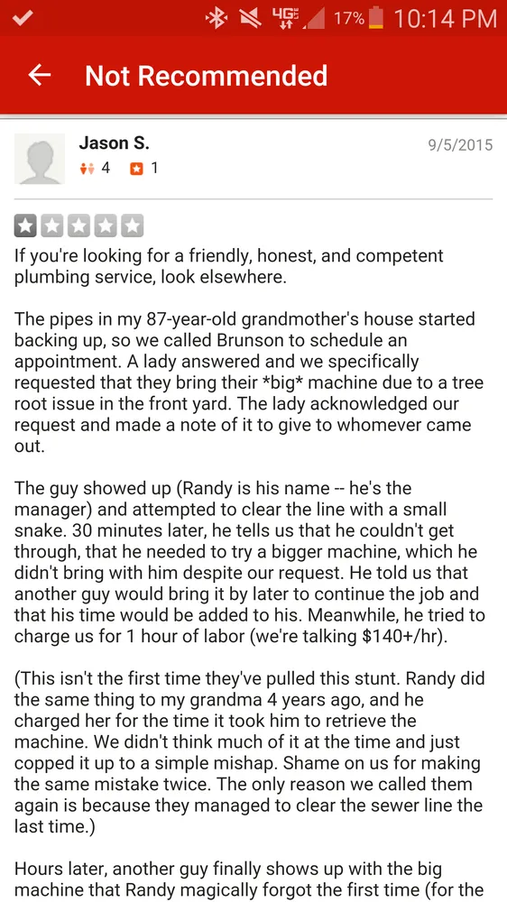 Slide of Brunson Plumbing & Fire Protection