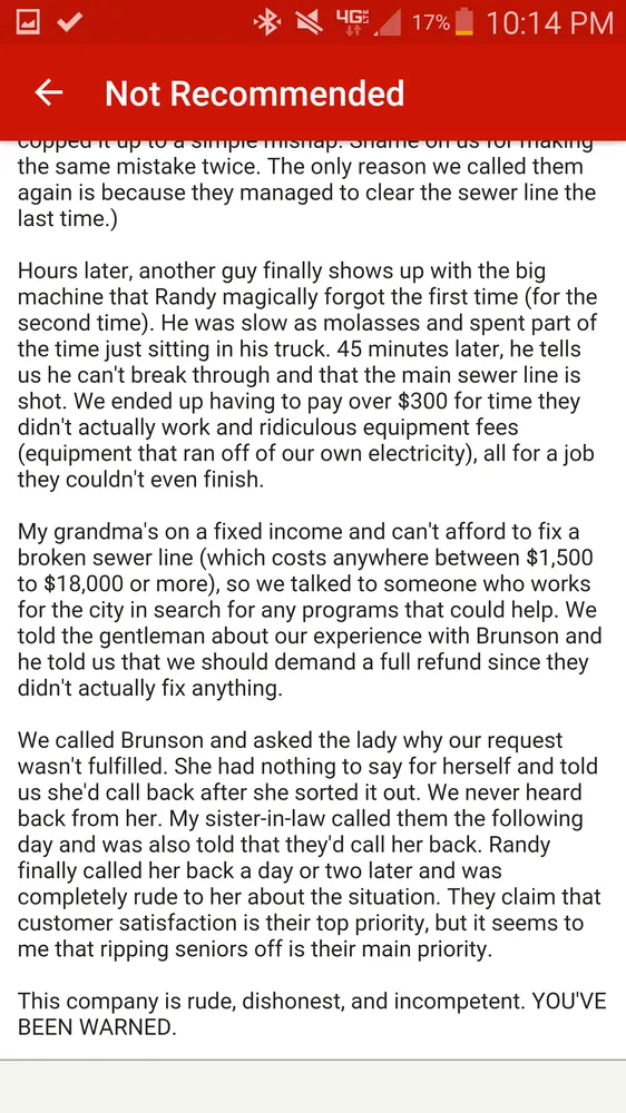 Slide of Brunson Plumbing & Fire Protection