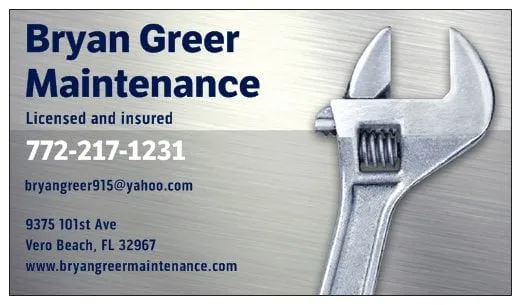 Slide of Bryan Greer Maintenance