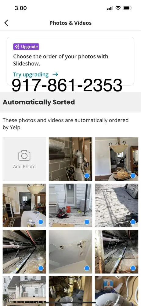 Slide of Bryan handyman plumbing