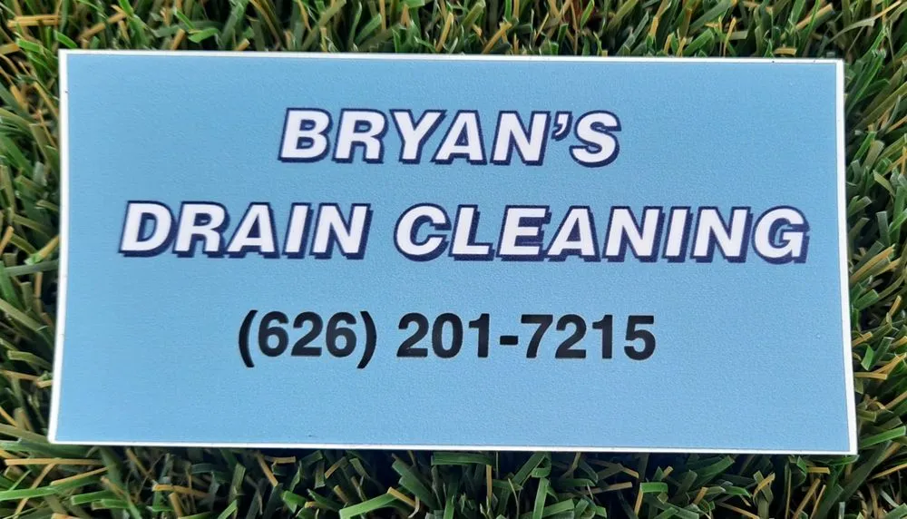 Slide of Bryan's Drain Cleaning