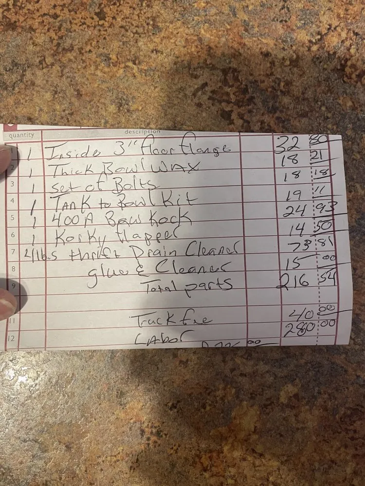 Slide of Buchanan's Plumbing Service