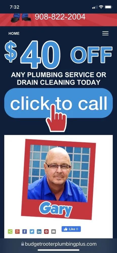 Slide of Budget Rooter Plumbing Plus