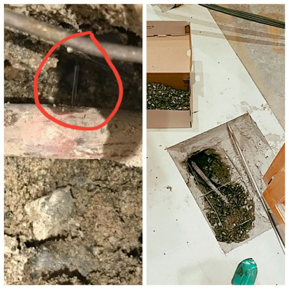 Slide of Bullseye Leak Detection