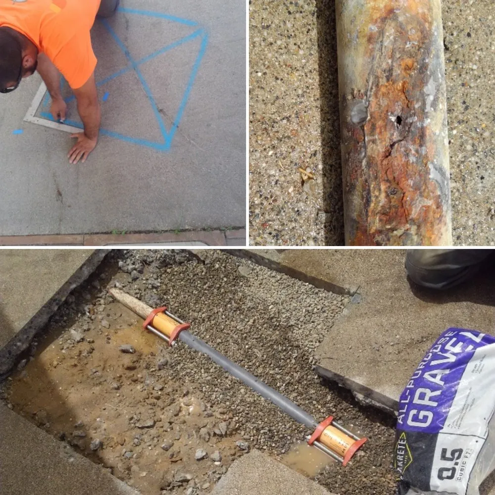 Slide of Bullseye Leak Detection