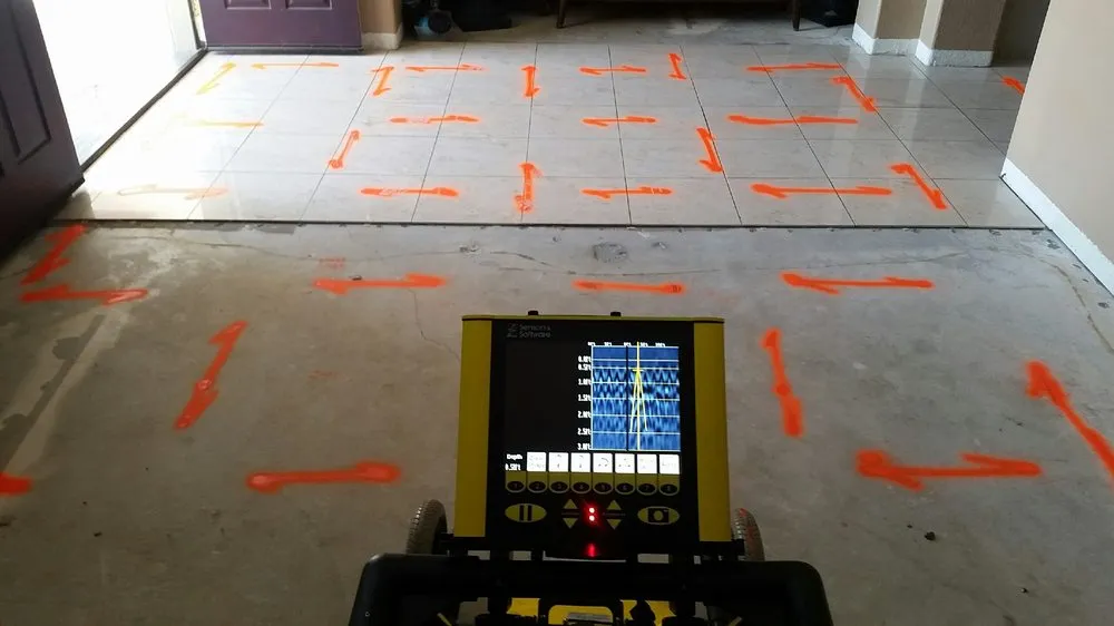 Slide of Bullseye Leak Detection