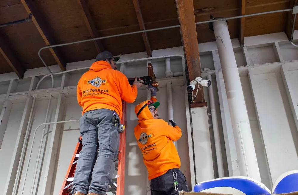 Slide of Bullseye Leak Detection