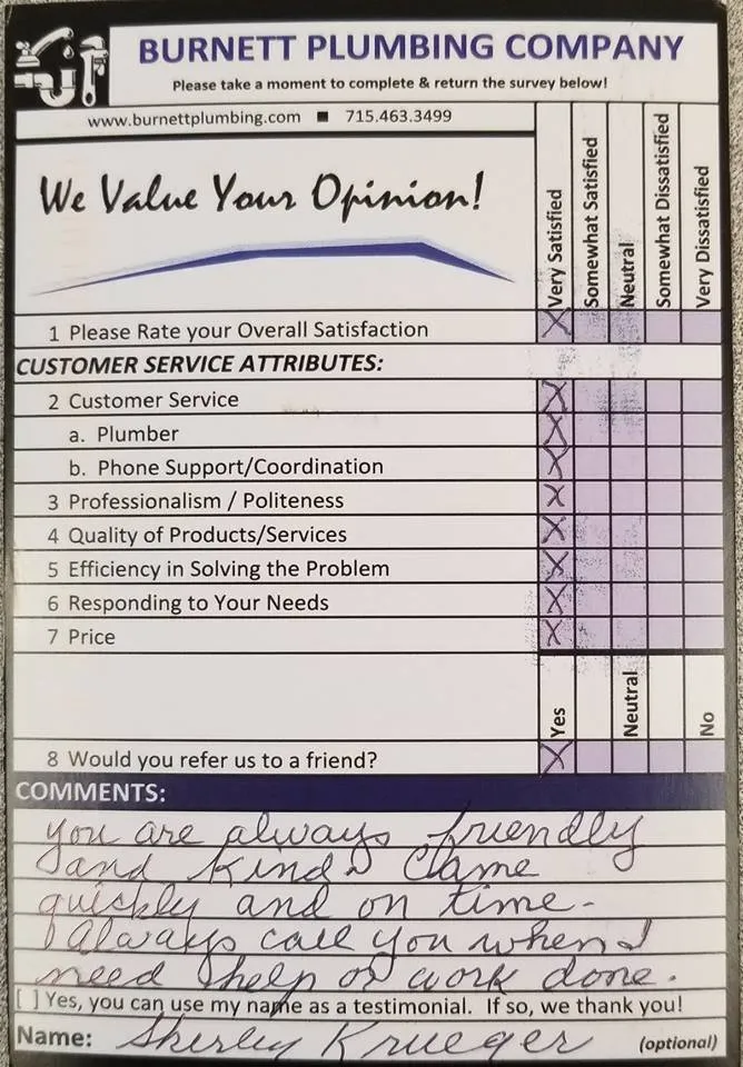 Slide of Burnett Plumbing