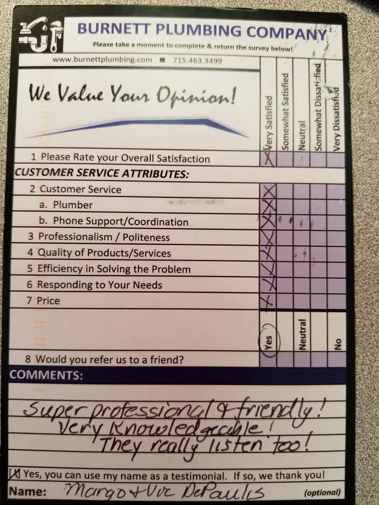 Slide of Burnett Plumbing