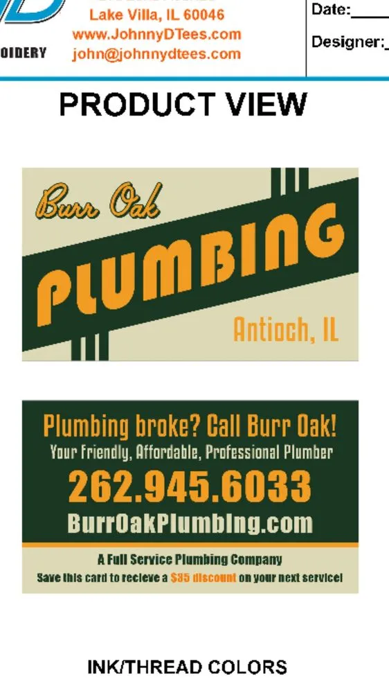 Slide of Burr Oak Plumbing
