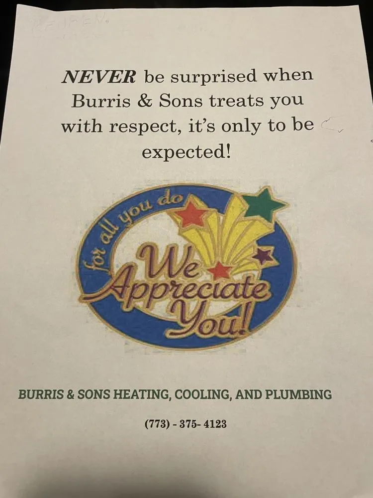 Slide of Burris & Sons Heating, Cooling & Plumbing
