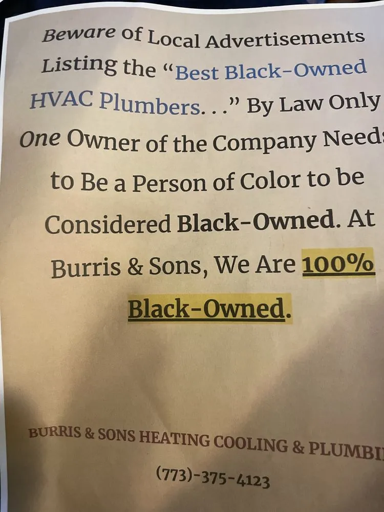 Slide of Burris & Sons Heating, Cooling & Plumbing